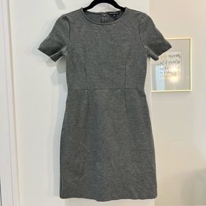 J Crew Mercantile Heather Gray Fitted Dress